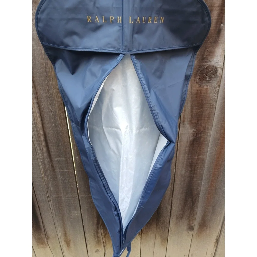 Ralph Lauren Dark Blue Garment Bag Hanging Travel Suit Cover 24